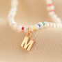 Personalised Initial Miyuki And Pearl Necklace, thumbnail 5 of 10