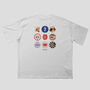 Man United Beer Mats Oversized T Shirt, thumbnail 2 of 10