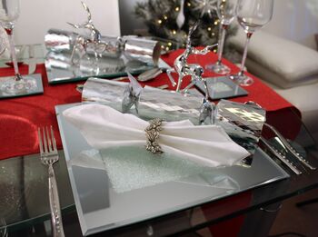 Set Of Mirrored Placemats With Swarovski Crystals, 3 of 3