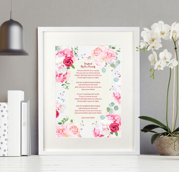 Personalised Favourite Poem Print, 9 of 12