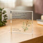New Home Blessings Acrylic Plaque Gift, thumbnail 2 of 3