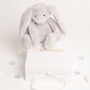 Gift Boxed Grey Soft Plush Bunny Toy, thumbnail 1 of 5