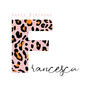 Happy Birthday Initial Leopard Print Greeting Card, thumbnail 6 of 12