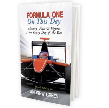Personalised Formula One On This Day Book, 3 of 3