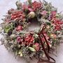 Autumnal Dried Flower Heather And Poppy Wreath, thumbnail 1 of 9