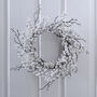 White Berry Christmas Door Wreath, thumbnail 1 of 2