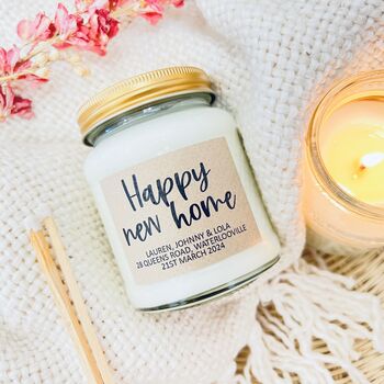 Happy New Home Candle And Dried Flower Gift, 4 of 7