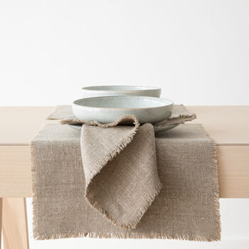 Rustic Style Natural Linen Placemat, 2 of 8