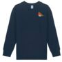 Childrens Unisex Organic Cotton Embroidered Robin Christmas Jumper, thumbnail 6 of 11