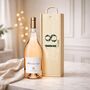 Personalised 18th Birthday Whispering Angel Rose Wine Gift Set, thumbnail 1 of 7
