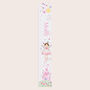 Personalised Fairy Princess Kids Height Chart, thumbnail 2 of 3