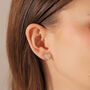 Pearl Heart Clip On Earrings, thumbnail 1 of 2