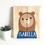 Personalised 'Oh Hello Bear' On Reclaimed Wood, thumbnail 2 of 12