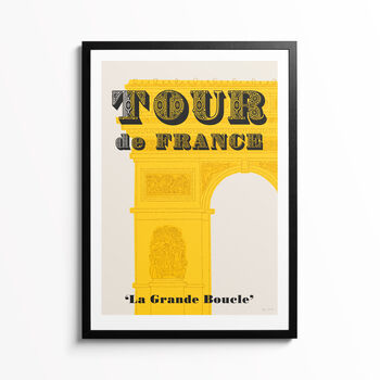 Grand Tour Cycling Posters, Set Of Three Cycling Prints, 4 of 5