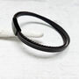 Classic Braided Leather Men's Bracelet, thumbnail 1 of 6