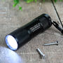 Personalised You Light Up My/Our World Torch Black, Blue, Green, Silver, Red, thumbnail 1 of 6