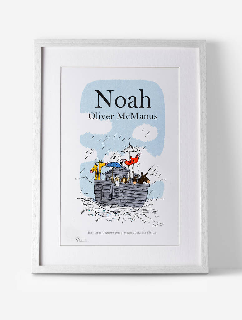 Personalised ‘Noah’s Ark’ Print, 1 of 4