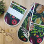 Green Vegetable Apron, Oven Gloves, Tea Towel Set, thumbnail 9 of 9