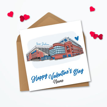 Valentines Rangers Personalised Card, 2 of 5