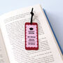 Personalised University Graduation Bookmark, thumbnail 2 of 6