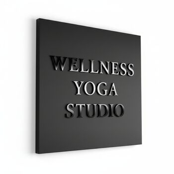 Personalised Square House Sign Options Of Design Colour, 6 of 12