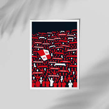 Arsenal Fans League Champions Print | Gift For Arsenal Fans, 3 of 4