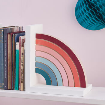 Hand Painted Rainbow Bookend, 4 of 10
