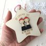 Personalised First Christmas As Mr And Mr Decoration, thumbnail 4 of 5