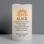 Personalised In Loving Memory Rainbow Candle, thumbnail 2 of 3