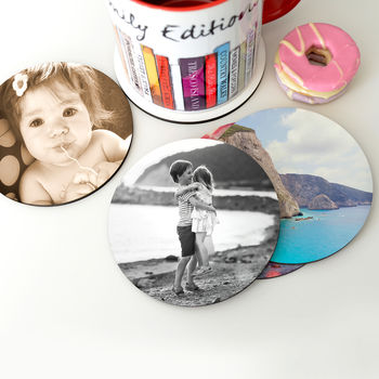 Personalised Photo Coasters Set Of Six, 4 of 5