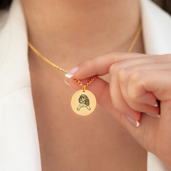 Custom Pet Portrait Necklace, 7 of 10