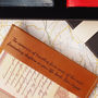 Mr And Mr Personalised Leather Passport Gift Set, thumbnail 6 of 8
