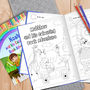 Personalised Childrens Colouring Book Adventure, thumbnail 3 of 7