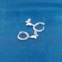 Butterfly Earrings, 925 Sterling Silver Cz Butterfly Earrings, thumbnail 5 of 7