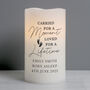 Personalised Carried For A Moment LED Candle, thumbnail 1 of 2