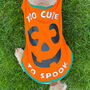 Halloween Pumpkin Dog Graphic T Shirt, thumbnail 3 of 5