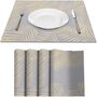 Set Of Four Gray Printing Table Placemats, thumbnail 4 of 8