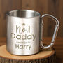Personalised No.One Daddy Stainless Steel Mug, thumbnail 1 of 5