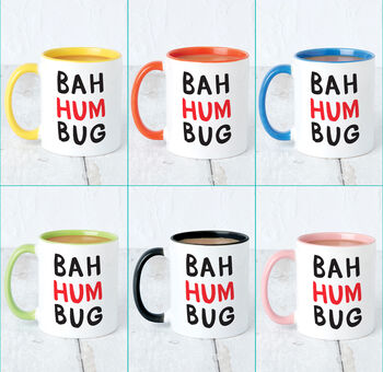 'Bah Humbug' Christmas Mug And Sweet Set, 3 of 7