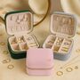Personalised Velvet Jewellery Organiser, thumbnail 1 of 12