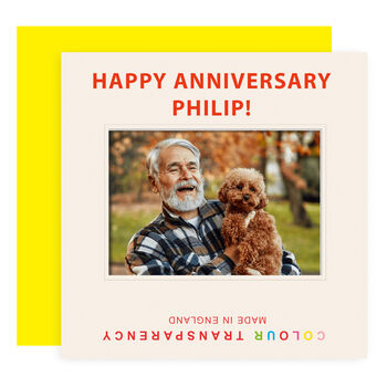 Personalised 'Slide' Style , Keepsake Card, 3 of 3