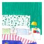 Breakfast In Bed Art Print, thumbnail 3 of 3