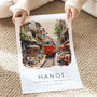 Travel Posters For Hanoi Vietnam, thumbnail 3 of 7