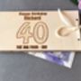 Personalised Number Birthday Money,Vouchers Envelope, thumbnail 9 of 11