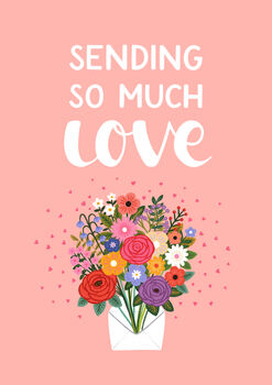 Sending So Much Love Card, Thinking Of You Card, 3 of 3
