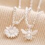 Set Of Two Daisy And Bee Necklaces, thumbnail 3 of 12