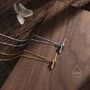 Balanced Bar Necklace In Sterling Silver, thumbnail 2 of 12