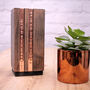 Personalised Wood And Copper Candle Holder, thumbnail 1 of 11