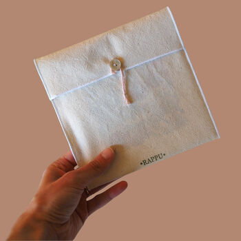 Reusable Eco Friendly Floral Card Blank Inside Or Optional Handwritten Message, 8 of 9