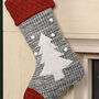 Personalised Traditional Knit Christmas Stockings, thumbnail 5 of 5